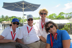Peggy Janson, Peter Janson, Mary Blackwood and Sue Kennedy