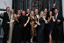 STAR Gala 2019 Photo Booth Group; Lou and Laura Georgelos, Ken and Meredith Shapiro, Brent and Stacy Williams, Stuart Nassos, David Beale, Kevin Crawley, Rob and Amy Pierce, Kristen Best